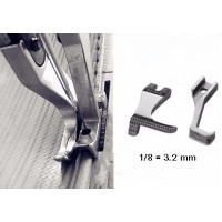 Лапка для отстрочки 1.6, 2.4, 3.2, 4.0, 4.8, 6.4 мм. Двойной транспорт