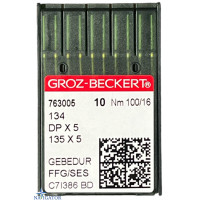 иглы 134, DPx5 № 100 SES Gebedur для трикотажа 100 шт