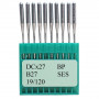 Промышленные швейные иглы Dotec DCx27 BP, B27 SES № 120 для оверлоков, 10 шт.