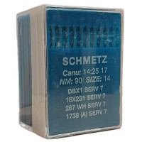 Игла Schmetz DBx1 SERV 7, 16x231 SERV 7, 287 WH SERV 7, 1738 (A) SERV 7 № 90 100 шт.