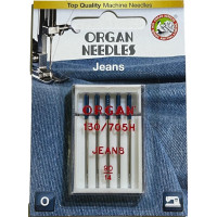 ИГЛЫ ДЛЯ ДЖИНСА ORGAN JEANS № 90 5 штук