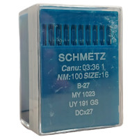 игла Schmetz B-27, MY 1023, UY 191 GS, DCx27 № 80 100 шт