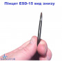 Пинцет изогнутый ESD-15 с антистатическим покрытием