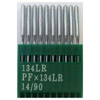 Промышленные швейные иглы Dotec 134LR № 14/90 для изделий из кожи, пошива обуви