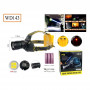 Фонарь налобный аккумуляторный светодиодный WD-143, P70, Zoom