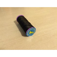 Нить обувная черная