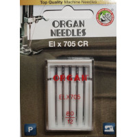 ИГЛЫ ДЛЯ РАСПОШИВАЛКИ ORGAN COVERSTITCH № 80 5 штук