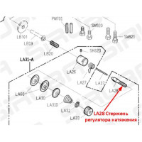 Стержень регулятора натяжения LA28
