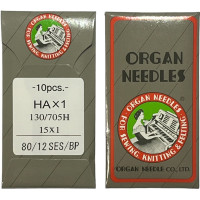 ИГЛЫ ORGAN JERSEY HAx1 SES № 80 10 шт