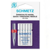 Иглы легковдеваемые Schmetz Quick Threading 705 HDK №90, 5 шт