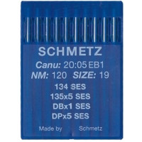 Игла Schmetz 134 SES, DPx5 SES, 135x5 SES, № 120  для трикотажа