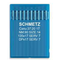 Игла Schmetz DPx17 SERV 7, 135x17 SERV 7 № 90, 10 шт