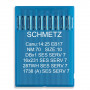 Игла Schmetz DBx1 SES SERV 7, 16x231 SES SERV 7, 287 WH SES SERV 7, 1738(A) SES SERV 7 № 70 100 шт.