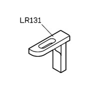 Напрямна кронштейн колодки ножа LR131
