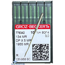 иглы 134 MR, DPx5 MR, 1955 MR № 90 для безупречных швов. Groz Beckert. 10 шт