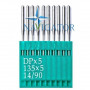 Промышленные швейные иглы Dotec DPx5, 135x5, 14/90 для прямострочных машин, средние и тяжелые ткани
