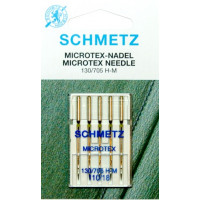 Иглы для микротекстиля Schmetz Microtex 130/705 H-M № 110/18