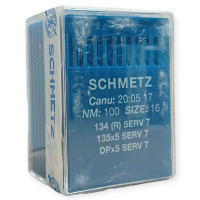Игла Schmetz 134 SERV 7, DPx5 SERV 7, 135x5 SERV 7. №100. 100 шт