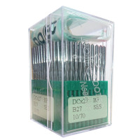 Промышленные швейные иглы Dotec DCx27 BP, B27 SES № 70 для оверлоков, 100 шт.