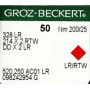 Игла Groz-Beckert 328LR, 214x2RTW, DDx2LR № 200 для кожи