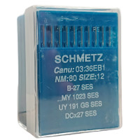 игла Schmetz B-27 SES, MY 1023 SES , UY 191 GS SES, DCx27 SES № 80 100 шт трикотаж