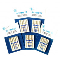 Иглы универсальные Schmetz Universal  № 70, 80, 90, 100, 110 - 5 комплектов