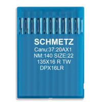 Промышленные швейные иглы для кожи Schmetz 135x16 RTW № 140, 10 шт