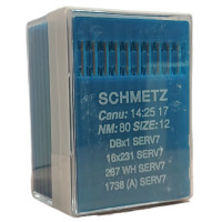 Игла Schmetz DBx1 SERV 7, 16x231 SERV 7, 287 WH SERV 7, 1738 (A) SERV 7 № 80 100 шт.