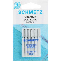 Иглы для оверлока Schmetz OVERLOK SERGER ELx705 CF № 65