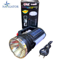 ФОНАРЬ ПЕРЕНОСНОЙ YAJIA YJ-2836 T, 1W+16SMD, СОЛНЕЧНАЯ БАТАРЕЯ, ЗV 220V, ВСТРОЕННЫЙ АККУМУЛЯТОР