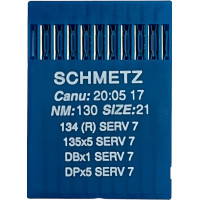 Голка Schmetz 134 SERV 7, DPx5 SERV 7, 135x5 SERV 7. №130. 10 шт