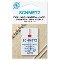 Двойная универсальная игла Schmetz Twin Universal № 90/3