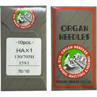 Иглы ORGAN UNIVERSAL HAx1 № 70 10 шт