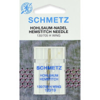 Игла для мережки Schmetz Hohlsaum Hemstitch 130/705 H Wing № 120/19