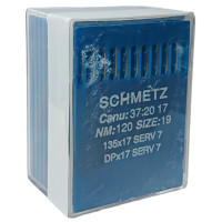 Игла Schmetz DPx17 SERV 7, 135x17 SERV 7 № 120, 100 шт