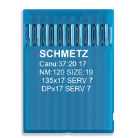 Голка Schmetz DPx17 SERV 7, 135x17 SERV 7 № 120, 10 шт