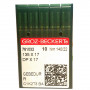 ИГЛА ШВЕЙНАЯ ПРОМЫШЛЕННАЯ GROZ BECKERT DPx17 № 140 GEBEDUR 10 шт для колонковых и прямострочных машин, тяжелые ткани и кожаные изделия