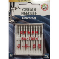 Иглы ассорти ORGAN UNIVERSAL №70-100 10 штук