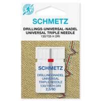 Тройная универсальная игла Schmetz Triple universal 130/705 H DRI № 2,5/80