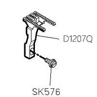 Основной двигатель ткани D1207Q (6.0 мм)