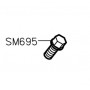 Винт рычага правого петлителя SM695 оверлока Siruba