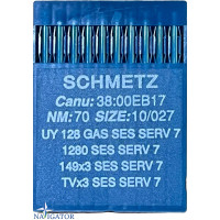 игла Schmetz UY 128 GAS SES SERV 7 № 70 10 шт трикотаж