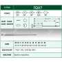 игла TQx7 SES Dotec для промышленных пуговичных машин, трикотажные ткани
