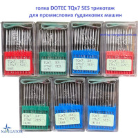  игла TQx7 SES Dotec для промышленных пуговичных машин, трикотажные ткани