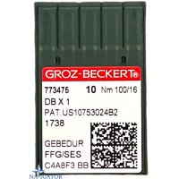  иглы Groz-beckert DBx1 SES Gebedur № 100 для трикотажа 10 шт