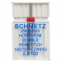 Двойная игла для сети Schmetz Double Hohlsaum Hemstitch 130/705 H ZWIHO № 100/2.5