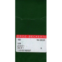 Игла Groz-Beckert 328, 214x1, DDx1, № 200/25, 10 шт