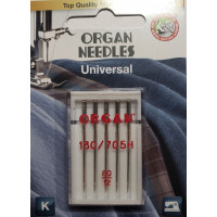 Иглы ORGAN UNIVERSAL №80 5 штук