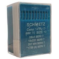 Игла Schmetz DBx1 SERV 7, 16x231 SERV 7, 287 WH SERV 7, 1738 (A) SERV 7 № 70 100 шт.