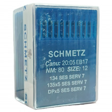 Игла Schmetz 134 SES SERV 7, DPx5 SES SERV 7, 135x5 SES SERV 7. №80. 100 шт трикотаж